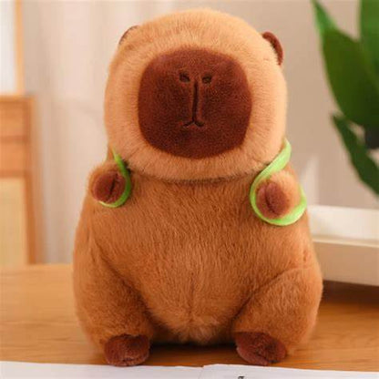 Fluffy capybara stuffed toy