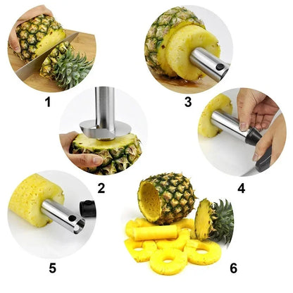 Pineapple slicer peeler