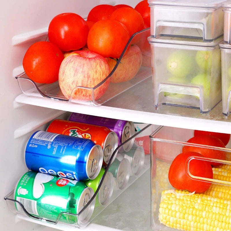 Refrigerator organizer bins