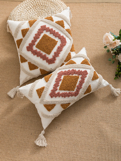 Multi-Color geometric combination pillow cover